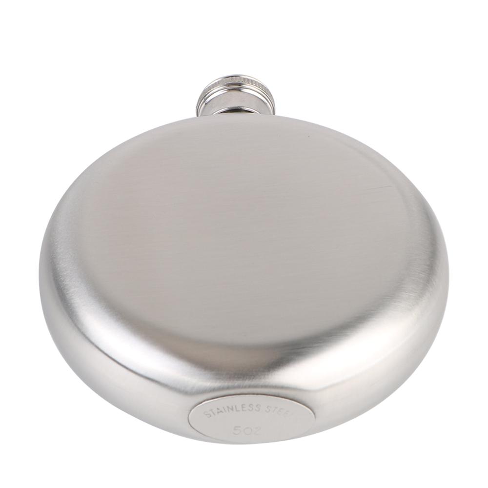 Wine Bottle Drinkware Accessories Alcohol Hip Flasks Round Whiskey Flask Stainless Steel Portable Creative Birthday Gift