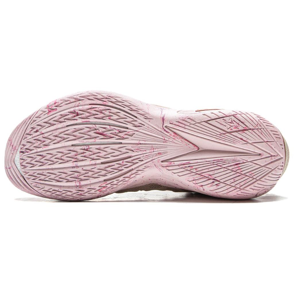 Li Ning Buckets Амортизирующие Нескользящие Водонепроницаемые Низкие Баскетбольные Кроссовки Мужские Серый Фиолетовый ABAV051-13