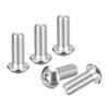 DTGN M10-1.5x25mm Hex Socket Head Bolts (5 Pieces), 304 Stainless Steel with White Wash Finish, Ideal for Road Bikes, Mountain Bikes, Cars, and Motorc