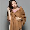 70 * 200cm Autumn And Winter New Women'S Solid Color Versatile Simple Tassel Imitation Cashmere Double-Sided Scarf Warm Scarf Atmosphere Shawl