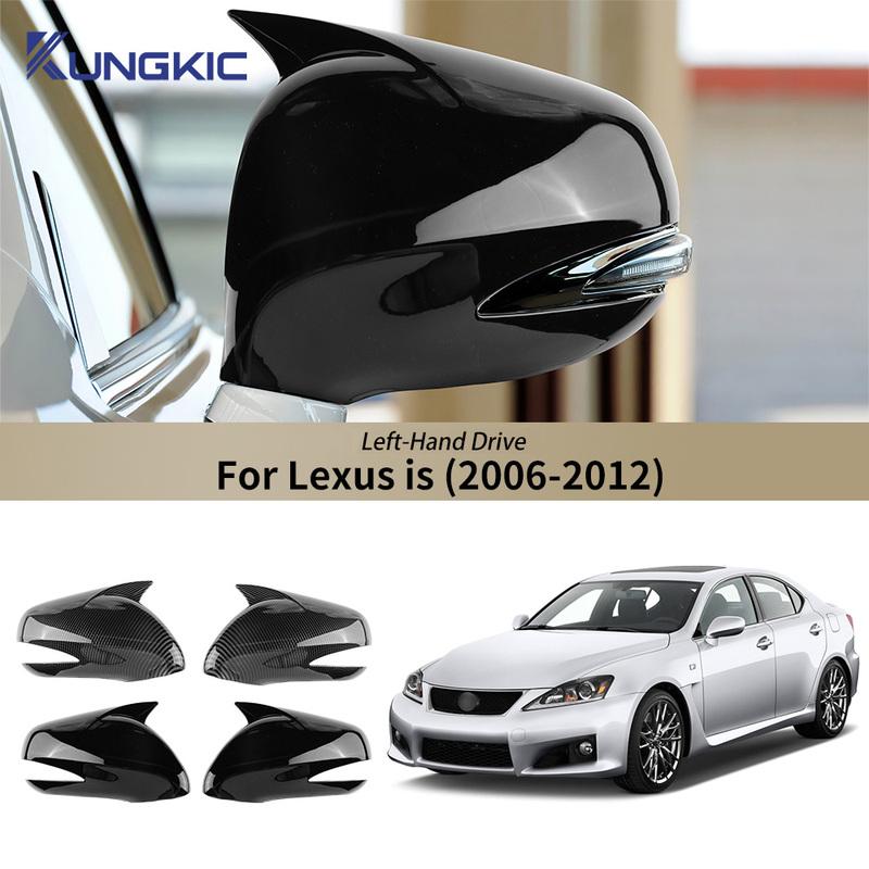Для Lexus IS IS250 IS350 IS F 2006 2007 2008 2009 2010 2011 2012 LHD Накладка на крышку зеркала заднего вида ABS Пара Боковая накладка на зеркало