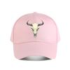 Western Rodeo Cow Skull Wild West Longhorn Graphic Baseball Cap Fashion Unisex Sunhat Womens Outdoor Sports