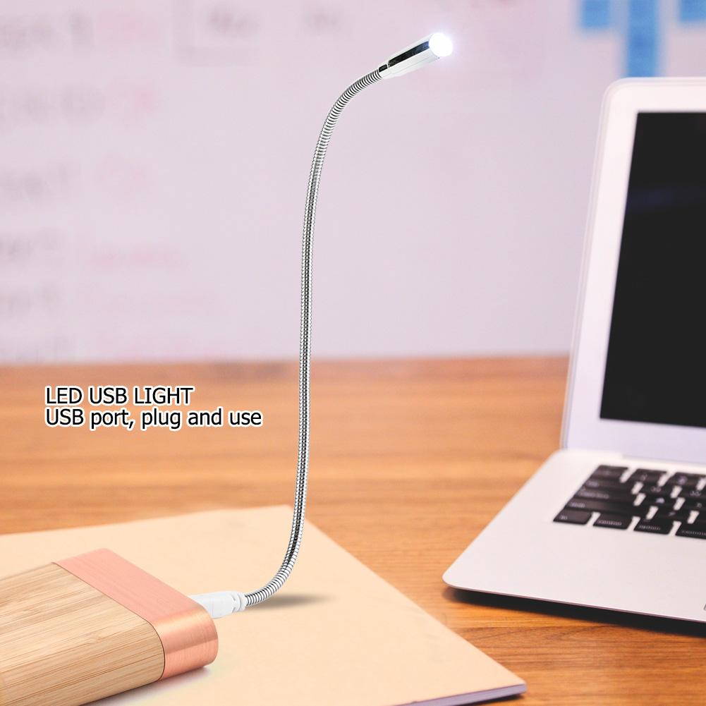 Мини Гибкий светодиодный USB Ночник Лампа для чтения для компьютера ноутбука ПК