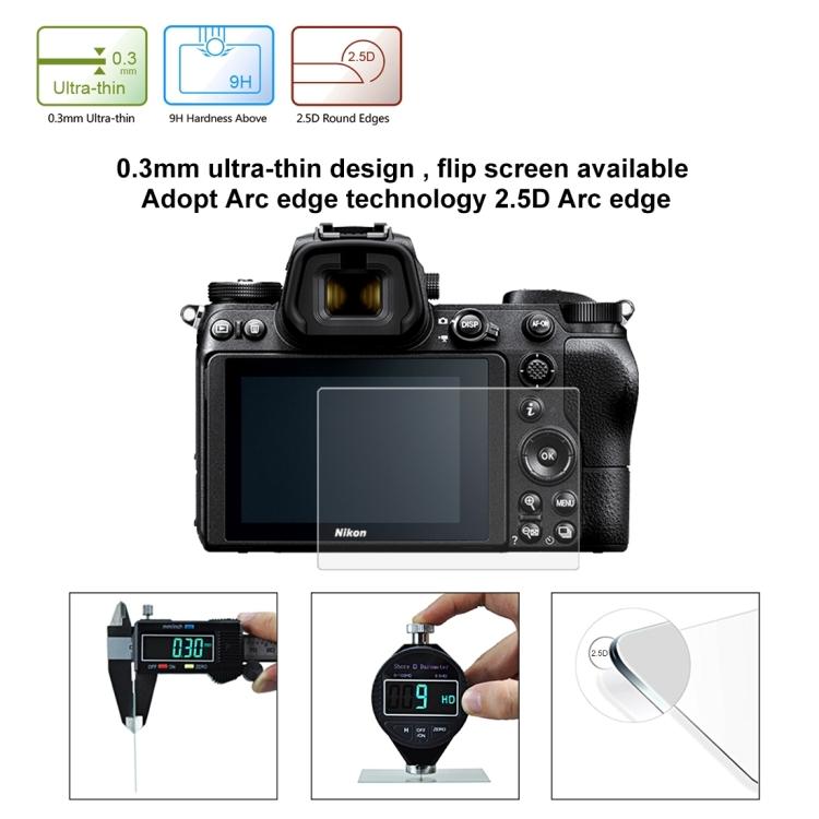 Закаленное стекло PULUZ 2.5D 9H для Nikon Z6 / Z7