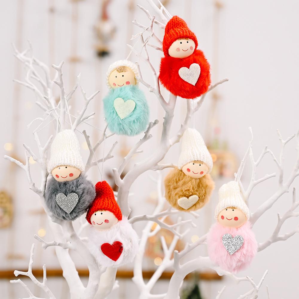 Charming Mini Snowman Plush Doll Ornament Perfect For Christmas Tree Decor