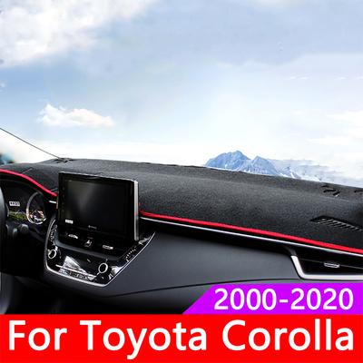 Для Toyota Corolla 2000-2006-2014 2015 2016 2017 2018 Автомобильная панель приборов Защитная от солнца Накладка Платформа Столешница Коврики Ковры