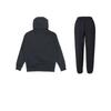 Nike Спортивный костюм Club Fleece с подкладкой, утепленный пуловер-худи с эластичными брюками, повседневный спортивный костюм, унисекс, черный 716831-010+ BV2655-010