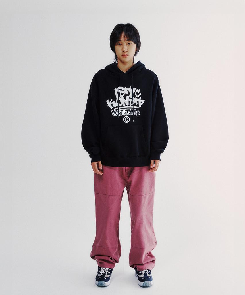 ISTKUNST Washed Cotton Double Knee Pants_Dust Pink(Ik2Efmpa10A)