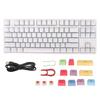 Gaming Keyboard Wired 87 Keys Ergonomic Mechanical Keyboard with Dye Sublimation Keycap for Home