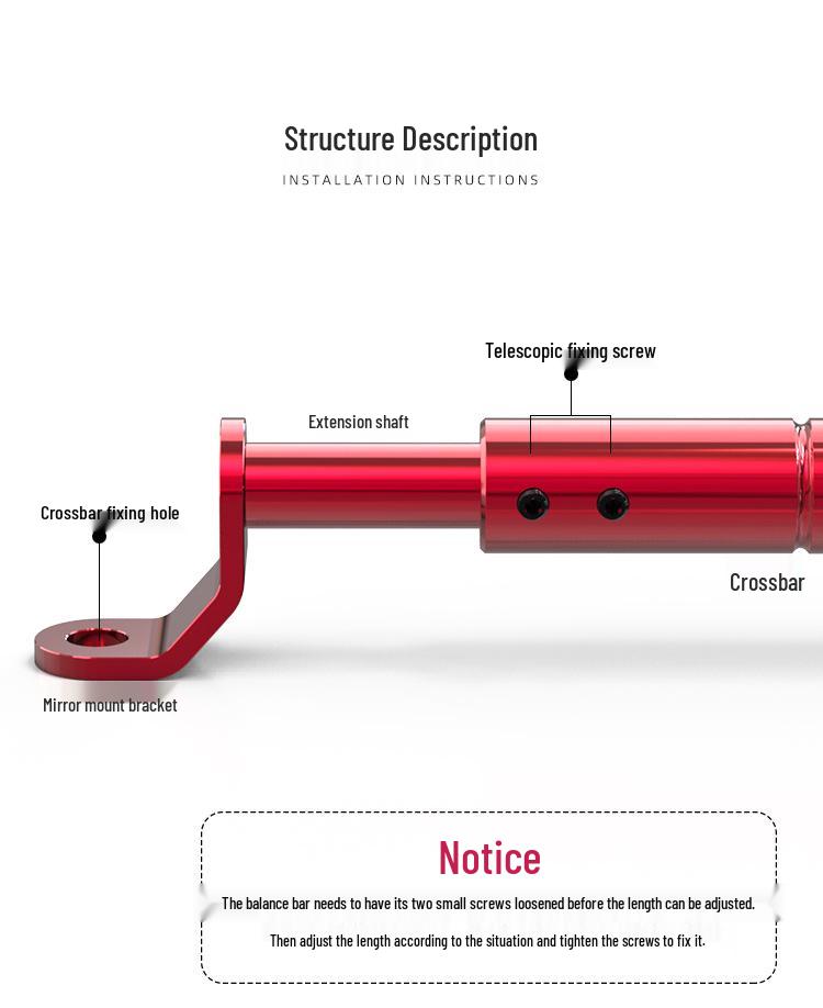 Зеркало заднего вида для электросамоката, модификация, поперечина, кронштейн-удлинитель для навигации.