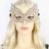 Fashion New Rhinestone Mask Halloween Party Masquerade Performance Shiny Accessories Female The Mask