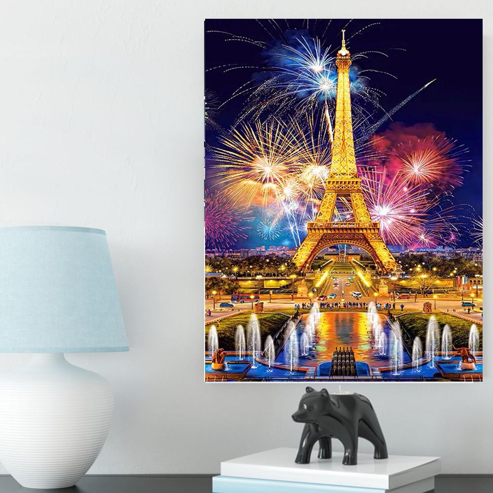 5D алмазная живопись «сделай сам» пейзаж может быть настроена для украшения дома имитация набора крестиков ремесла круглый полный алмаз