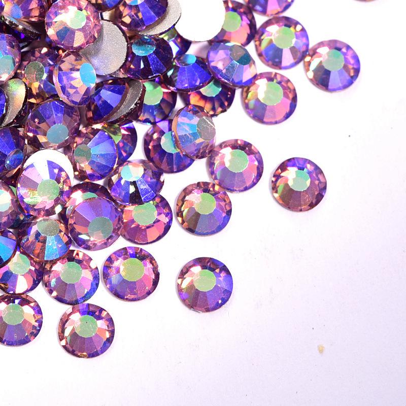 Стразы для дизайна ногтей, хрустальные стеклянные аксессуары, сделай сам, дрель с плоским дном, чехол для мобильного телефона, разноцветные, аксессуары Guomao A, аксессуары