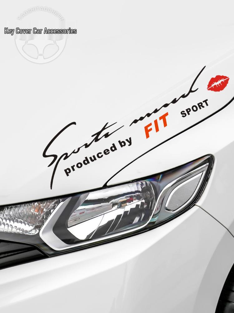 Декоративные наклейки на фары и капот Honda Civic CRV Fit Accord для кастомизации автомобиля