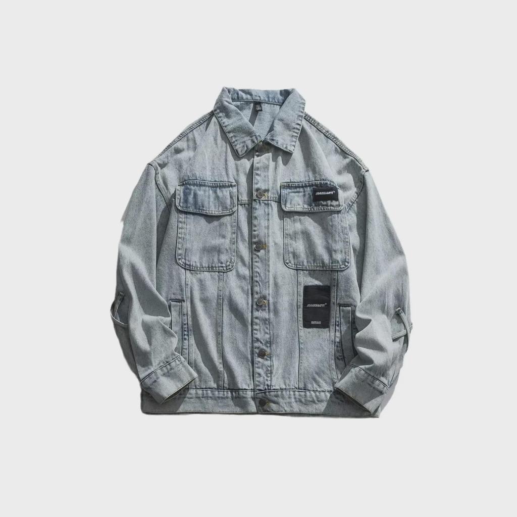 Весна и осень 2024 Ретро корейская свободная джинсовая куртка для женщин