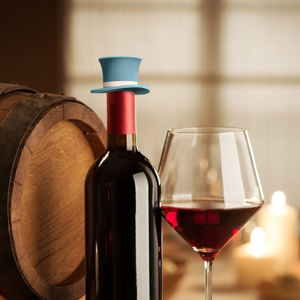Magic Hat Silicone Topper Red Wine Stoppers Beer Lid Champagne Sealer Plug