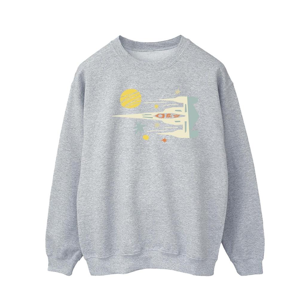 Star Wars Mens The Mandalorian Cutout Ship Sweatshirt