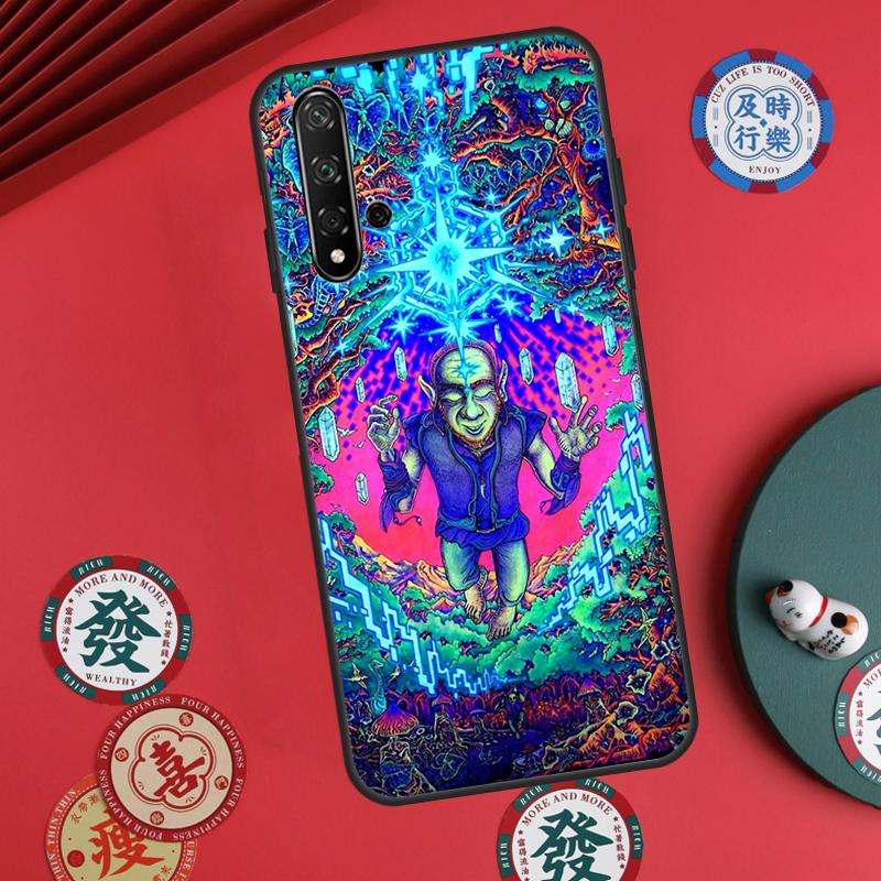 Психоделическое Триповое Искусство Для Huawei Nova Y60 Y70 Y90 Y72 Y73 Y61 Y91 7i 8i 11i 12i 12s 9 10 SE P20 P30 P40 Lite Чехол