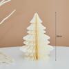 Соты Бумажная Рождественская Елка Настольные Украшения - Праздничный Реквизит для Фото и Декор для Праздничной Атмосферы