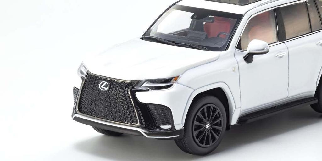 Kyosho Original Lexus LX 600 F SPORT Nova Only Vehicle Completed Product KS03909FW 1/43 (White GF/Export LHD)