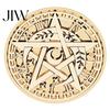 Creative Gift Packaging Vintage European Magic Themed Wax Seal Stamp Head, Solid Brass Exquisite Handmade Letter Sealing Engraved Head for Journal