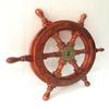 Морской деревянный штурвал для лодки пиратский декор деревянная рыболовная настенная лодка 12 дюймов