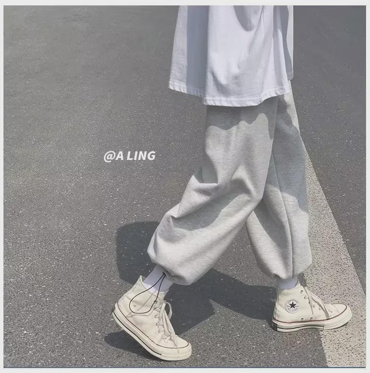 Мужские модные серые зимние спортивные штаны и леггинсы в американском стиле