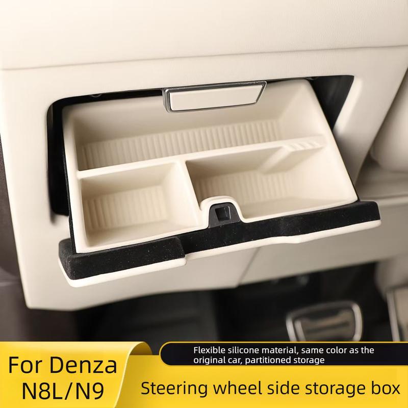Suitable for Denza N8L N9 steering wheel side storage box storage box car interior accessories