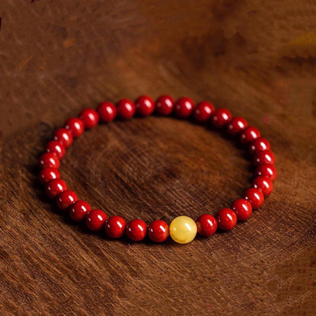 Модный хрустальный браслет 2025: Имитация агата и южный красный оригинальный подарок