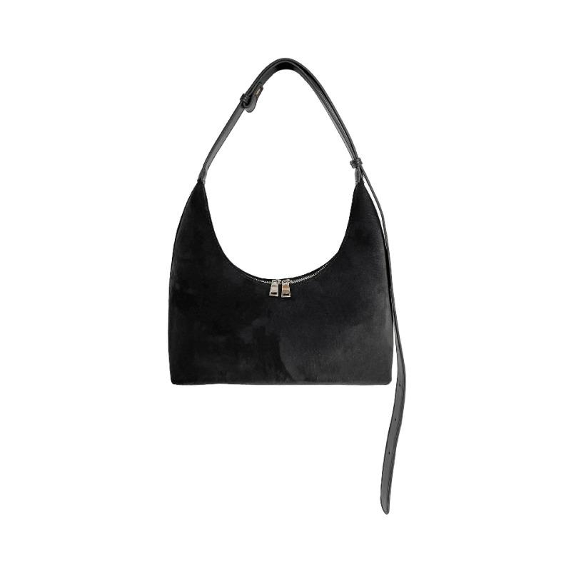 Ретро замшевая сумка модный тренд портативная сумка через плечо нишевая осенне-зимняя новая замшевая сумка-мессенджер женская