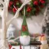 1PC Plush Dwarf Hanging Pendants Letter Embroidered Knitted Hat Faceless Doll Pendants
