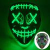 Wireless LED Purge Mask Halloween Horror Party Carnival Cosplay Costume Props Halloween Purge Masks 10 Colors LED Mask Men Women