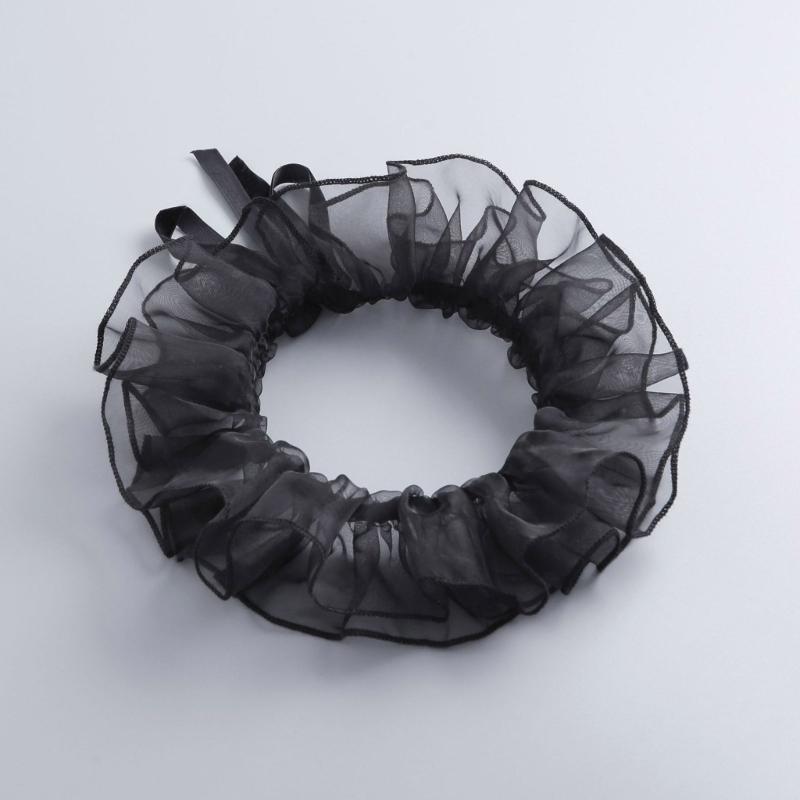 Винтажный воротник с оборками, галстук для косплея для девочек, викторианский воротник-стойка, лацкан, средневековый косплей, викторианский галстук с оборками, воротник