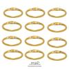 Европейско-американское кольцо-созвездие из титановой стали 18K с бриллиантами - Высококачественный ювелирный подарок для знаменитостей