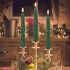 Christmas Tree Flameless Taper Candle With Remote Control Timer Flashing Christmas Home Wedding Decoration
