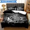 3PCS Fc Crest Design Printed Soft Bedding Set,Including 1pc Duvet Cover And 2pcs Pillowcases Perfect for Bedroom, Dormitory, Fan gift