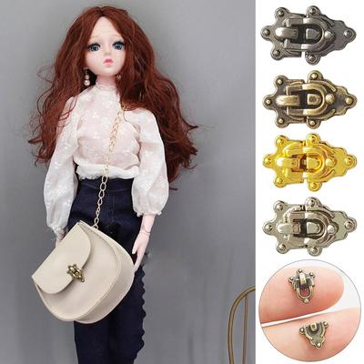 5 шт. Мини DIY Ручной 4 цвета Кукольный чемодан Пряжка Высокое качество Багажный сундук Замок Аксессуары для кукол