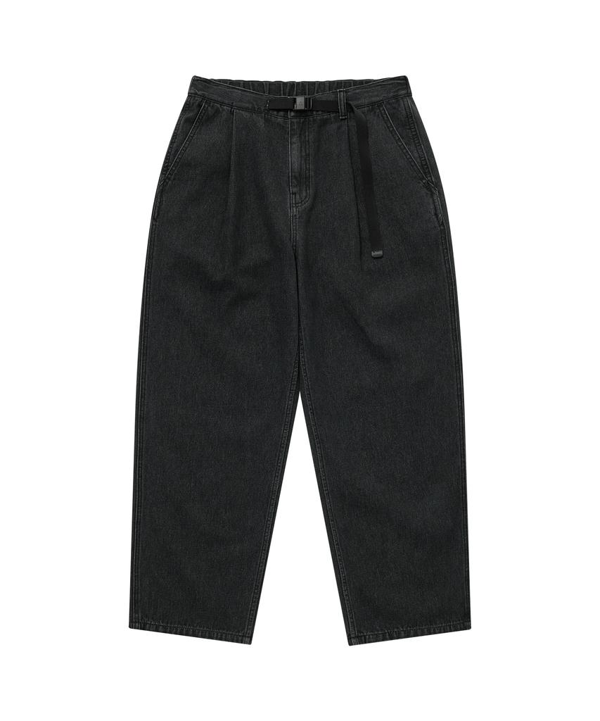 COVERNAT Джинсовые брюки-карго Cordura, полуширокие, черные