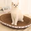 Cat Scratching Post Bed Cat Scratch Board Nest Cat Scrapers Round Oval Grinding Claw Toys For Small Cats Durable Bed Nest