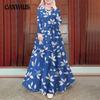Muslim Plus Size Dress for Women Spring and Autumn Floral Temperament Elegant Dress Robes Long-sleeved Hem Dresses