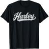 JieshiNW Винтажная футболка в графическом стиле 1980-х Hurley Вирджиния VA