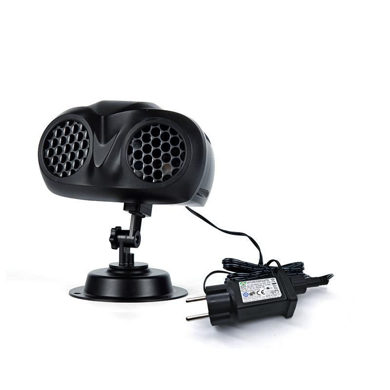 Рождественские динамические прожекторы со снежинками на открытом воздухе, дизайн внешнего вида в форме совы, IP65 водонепроницаемый внутренний и наружный ландшафтный светильник снегопада на Рождество