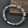 Браслет со скандинавскими рунами Викинго, 13 шт., руны, бусины, Vegvisir, компас, амулет, браслет викингов, славянские аксессуары