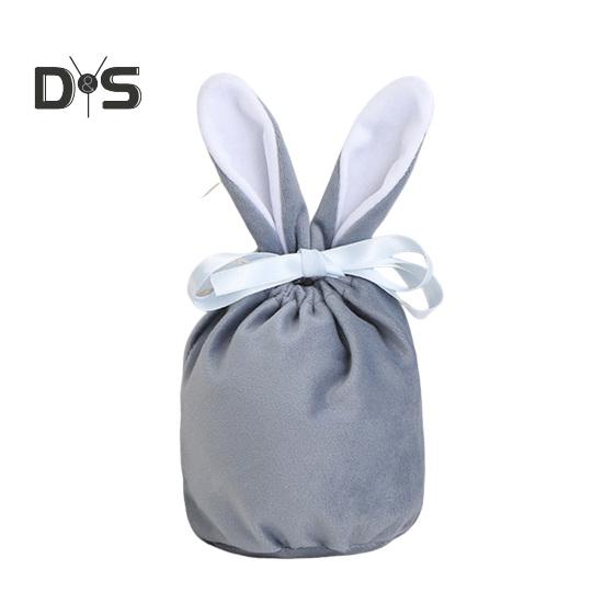 Многоразовый мешок для хранения конфет, супер мягкий, привлекательный, изысканный, пасхальный кролик, праздничный мешок для конфет