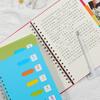 Спиральный блокнот с разделителями, гладкое письмо, утолщенные страницы премиум-класса, A5/B5, спиральное кольцо, блокнот с 5 предметами, офисные принадлежности
