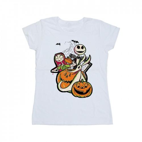 The Nightmare Before Christmas Womens/Ladies Pumpkin Cotton T-Shirt