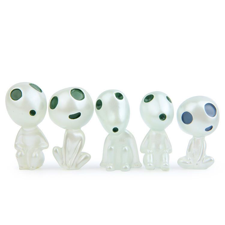 Cute Cartoon Sitting Posture Standing Elf With Night Light Function Mini Modelfor Office Desk And Collection Use