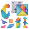 Montessori Magnetic Tangram Jigsaw Toys 3D Geometric Figure Puzzles Game Logical Thinking Training Educational Toys For Children