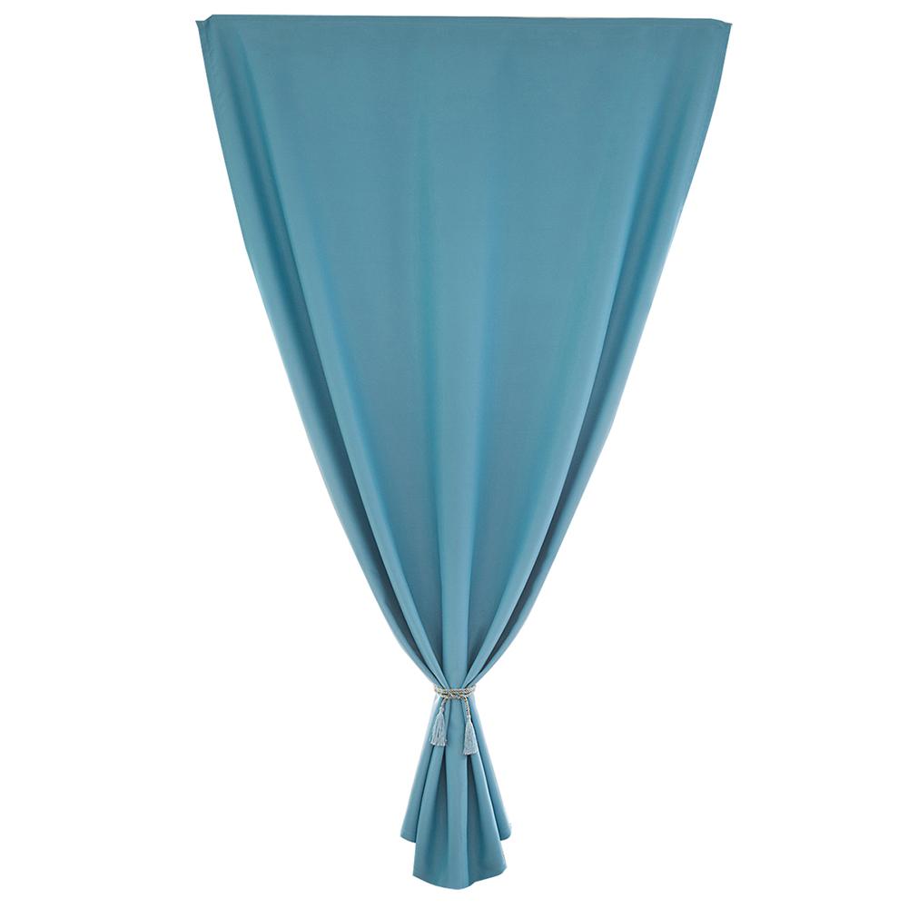 1 шт., занавеска Aoresac для дома, простая однотонная затемняющая двухсторонняя ткань на липучке для дома