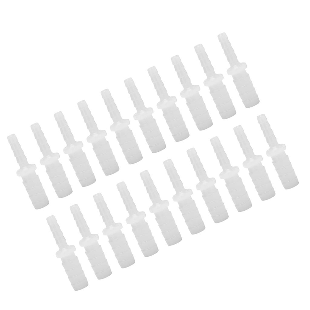 20PCS 2 Way Straight Aquarium Water Pipe Adapter Fish Tank Fittings Joint Connector